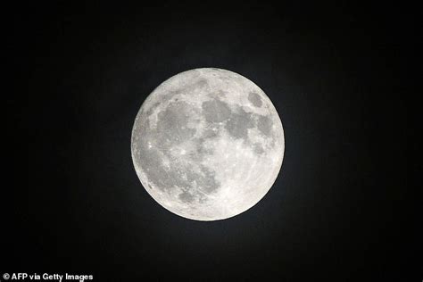 Spectacular Supermoon Lights Up The Night Sky As Stargazers Across