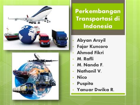 Perkembangan Transportasi Di Indonesia