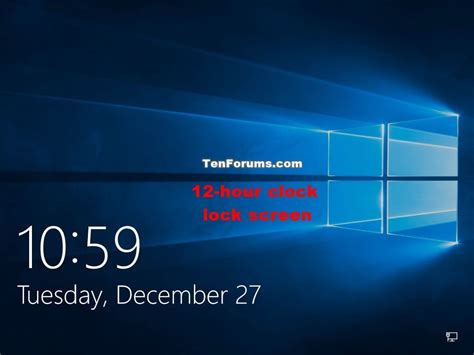 Windows 11 Lock Screen Clock