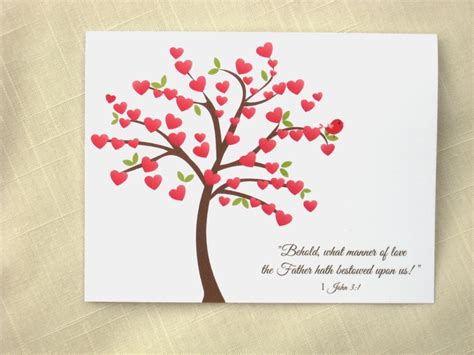 Inspirational Note Cards Valentine Cards Tree Stationery Etsy