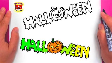 Halloween Fericit Desenez Si Colorez Logo 🎃 How To Draw Spooky
