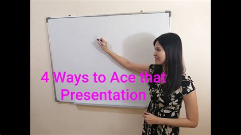 Presentation Skills 4 Steps To Ace That Presentation Youtube