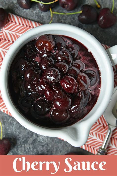 In the triple batch i added some fresh garlic and a can of tomato paste with italian herbs. This Fresh Cherry Sauce is a yummy way to use fresh ...
