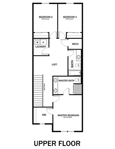 Townhome Plan 1648 Aho Construction Aho Construction In 2022 Garage