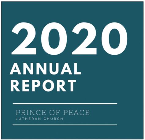 2020 Annual Report and Semi-Annual Meeting - Prince of Peace Lutheran ...