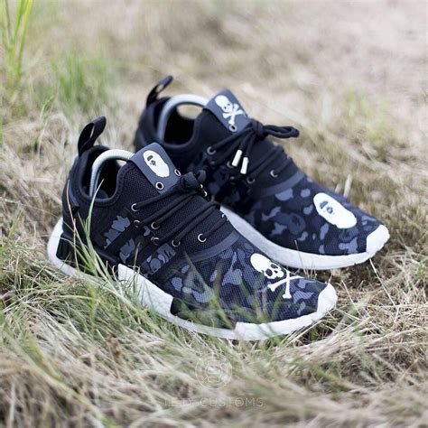 Mastermind X Bape X Adidas Nmd Xr1 Custom Addidas Shoes Adidas Nmd