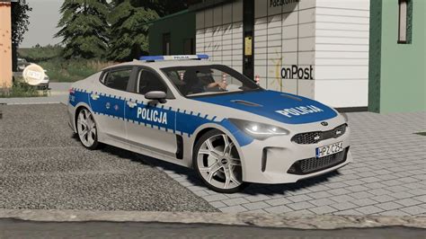 Kia Stinger Policja Farming Simulator 2019 Polish Police Car Fs