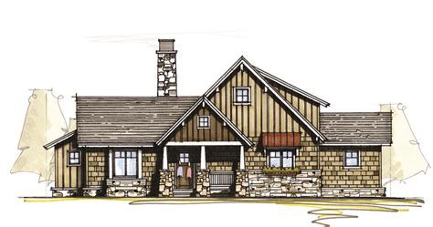 Rugged Craftsman Home Plan 18791ck Architectural Designs House Plans