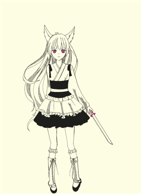 Anime Fox Girl By Helametherlence On Deviantart