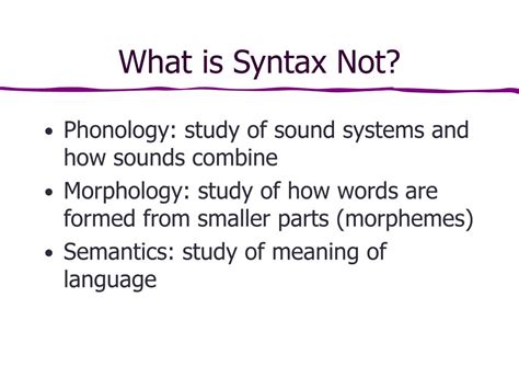 Ppt Introduction To Syntax Powerpoint Presentation Free Download