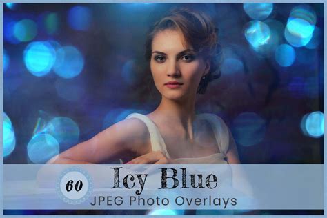 Icy Blue Digital Overlays Backdrops Background Photography Filtergrade