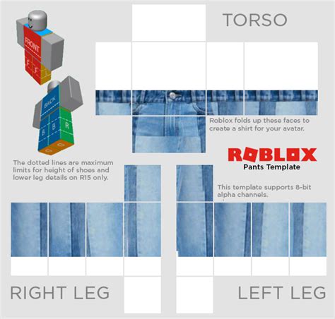Roblox Template Pants With Shoes Transparent Roblox Shoes Template