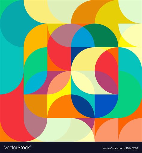 Pattern Geometric Elements In A Modern Royalty Free Vector