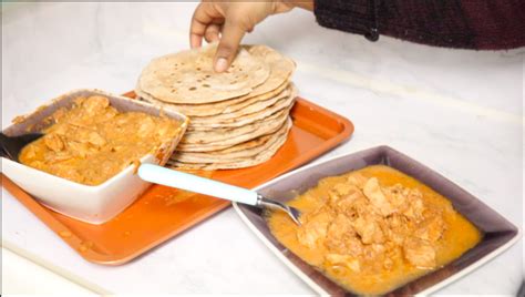 Traditional Indian Butter Chicken And Naan Bread Magnolia Place