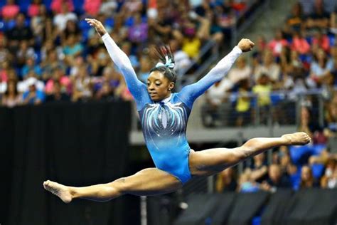 Simone Biles Glides To 4th Straight Us Gymnastics Title