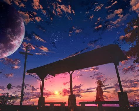 Starry Night Anime Wallpapers Top Free Starry Night Anime Backgrounds