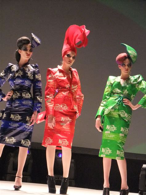 Brighton Fashion Week Trashion Show Jez Eaton Recycled Outfits