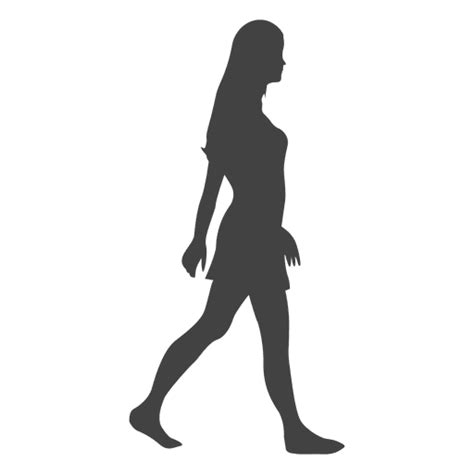 Silhouette Stock Footage Walking Woman Human Png Download 512512