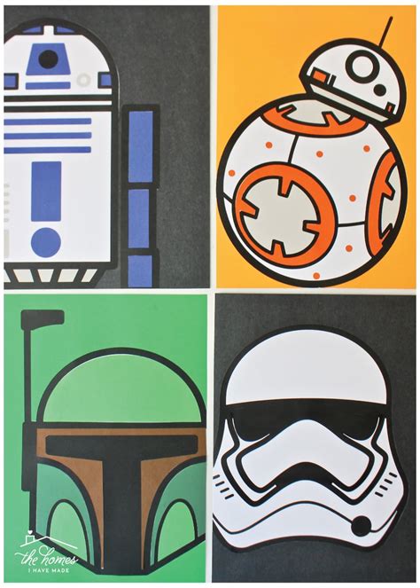 Diy Star Wars Artwork With A Cricut Explore The Homes I Have Made
