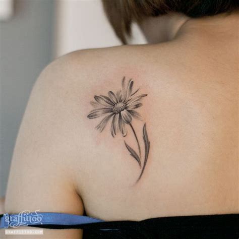 April Birth Flower Daisy Tattoo Flower Tattoo Shoulder Daisy