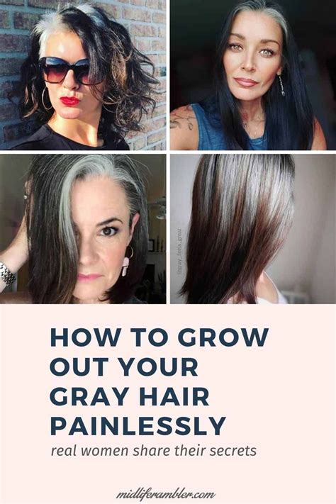 25 Women Going Gray Gracefully Who Will Inspire You To Quit Dying Your Hair Gray Hair Growing