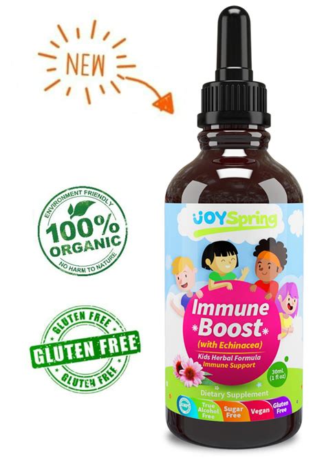 Echinacea Immune Boost Liquid Drops For Kids Great Tasting Immune