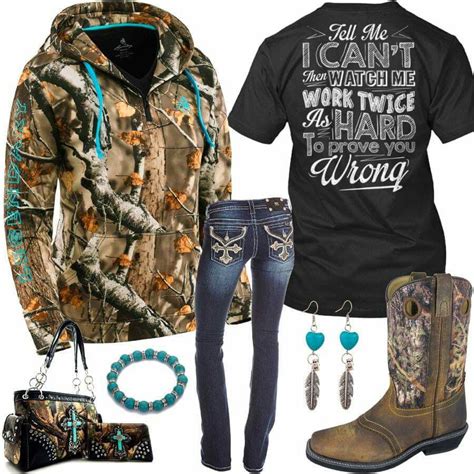 Clothes Camo Hoodie Outfit Camo Outfits Cowgirl Outfits Boots Outfit