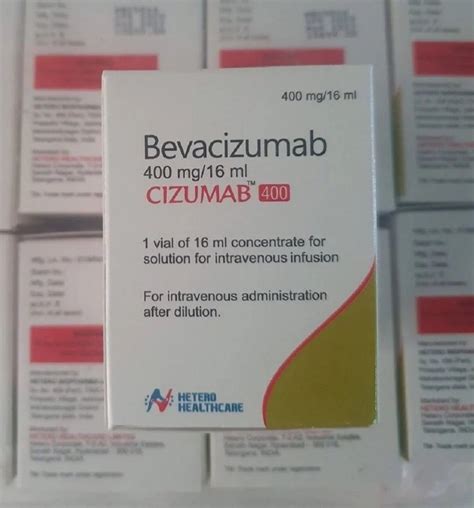 Hetero Healthcare Ltd Cizumab 100 Mg Injection Bevacizumab 100 Mg 4