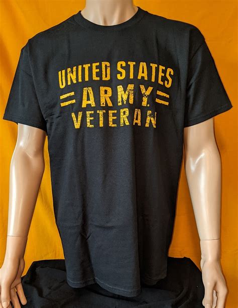 T Shirt Us Army Veteran Crossed Sabers Chapter T Shop