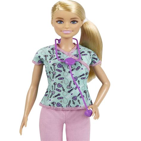 Barbie Nurse Blonde Doll With Scrubs Surrey Delta Bc Supreme Toys