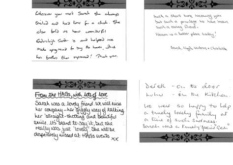 The Funeral Service & Tributes | Remembering Sarah