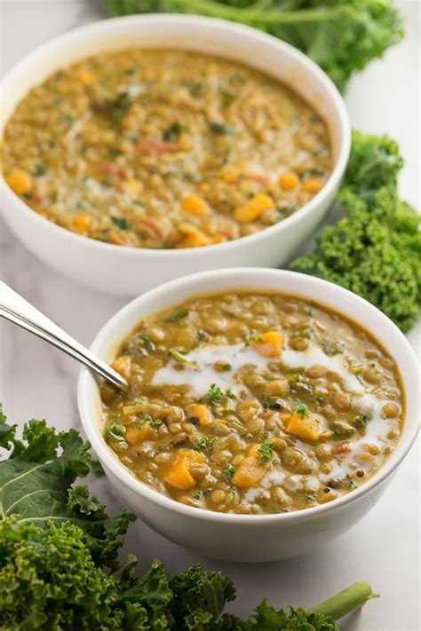 Vegetarian Green Lentil Soup Recipe Vegetarian Recipes