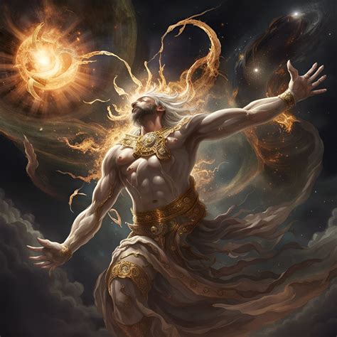 A God Having Its Celestial Form Ripped Apart Ai Generated Artwork