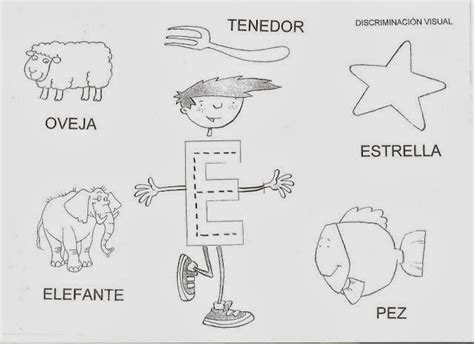 Cosillas De Infantil Letra E Mayúscula