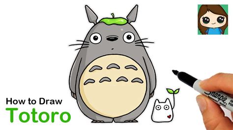 How To Draw Totoro 🌱 My Neighbor Totoro Youtube