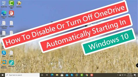 How To Disable Or Turn Off Onedrive Automatically Starting In Windows