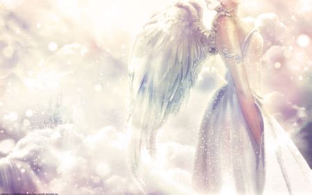 Cloud Of Angels Other Anime Background Wallpapers On Desktop Nexus Image