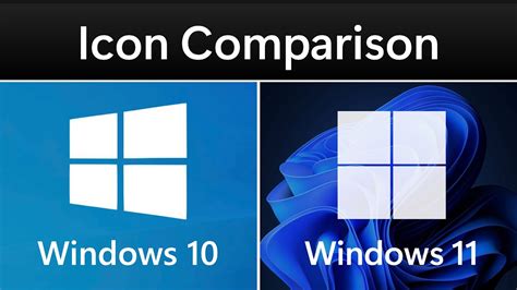 Windows 11 Icons Vs Windows 10 Icons Youtube