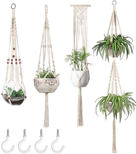 Maybe you would like to learn more about one of these? Hanging Planters Patio, Lawn & Garden Modern Boho Bohemian ...