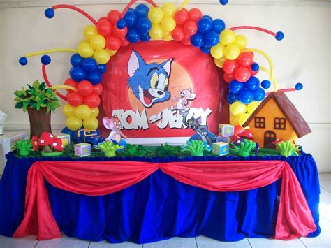 tom and jerry theme birthday party