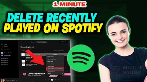 How To Delete Recently Played On Spotify 2023 Quick And Easy Youtube