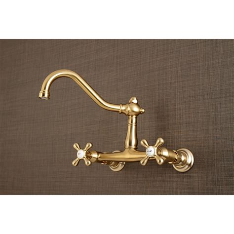 Kingston Brass Vintage Wall Mounted Bathroom Faucet Reviews Wayfair