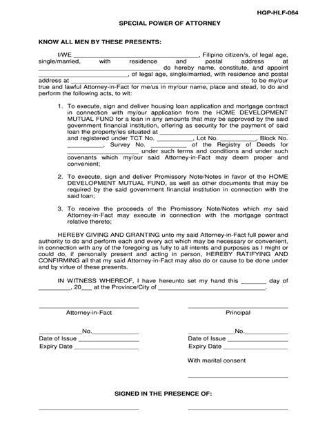 Special Power Of Attorney Sample Fill Out And Sign Online Dochub