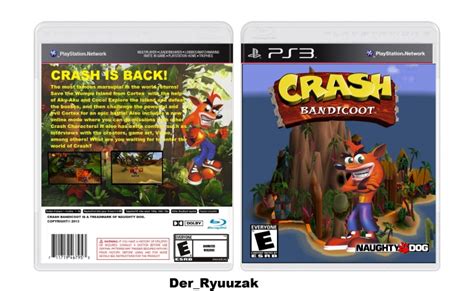 Crash Bandicoot Playstation 3 Box Art Cover By Derryuuzak