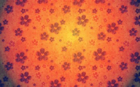 Free Download Orange Flowers Pattern Wallpaper 2560x1600 World