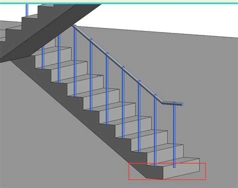 Railings On The Stair Cannot Connect To The Floor When Split Path In
