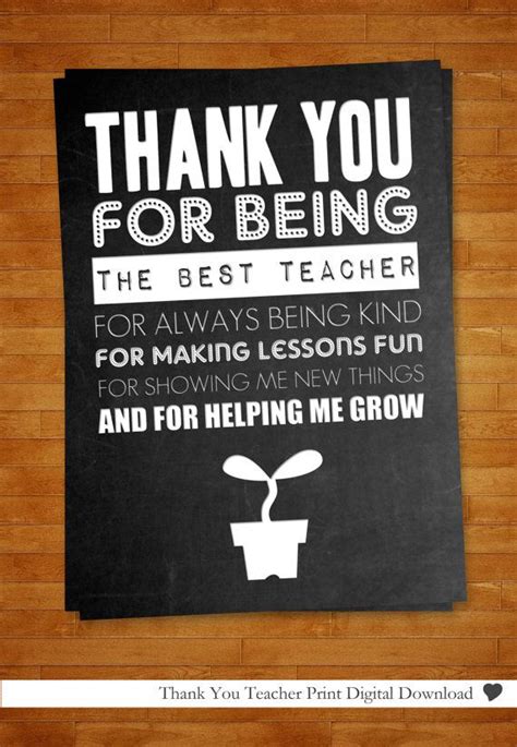 The 25 Best Teacher Thank You Quotes Ideas On Pinterest Thank You