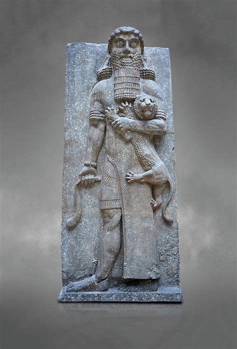 Assyrian Statue Of King Sargon Ii At Khorsabad Bc Louvre Free
