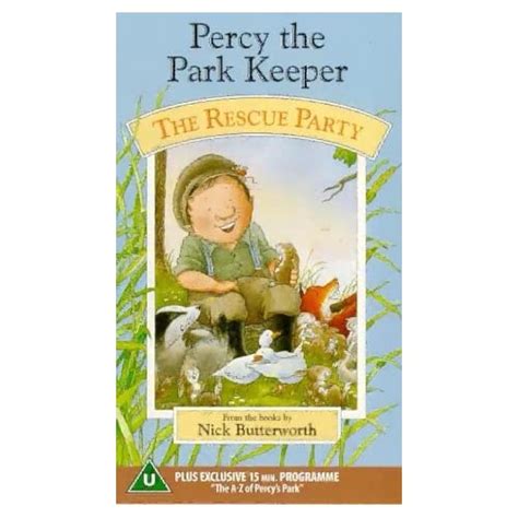 Percy The Park Keeper The Rescue Party Vhs Percy The Park Keepe
