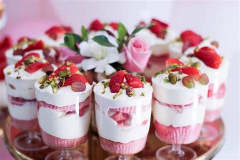 Maybe you would like to learn more about one of these? Pink + White + Gold Garden Party | Pink desserts, Pink ...